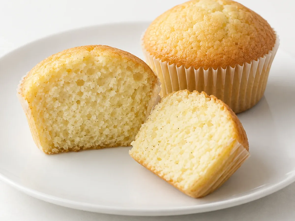 Upečené vanilkové muffiny (ilustrační fotografie)